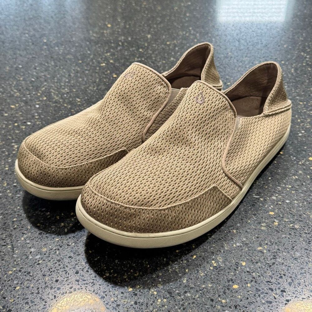Olukai Nohea Mesh. Tan. Men’s 14.
